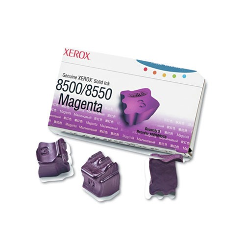  | Xerox 108R00670 1033 Page-Yield Solid Ink Stick - Magenta (3/Box) image number 0