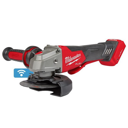 Angle Grinders | Milwaukee 2882-20 M18 FUEL Brushless Lithium-Ion 4-1/2 in. / 5 in. Cordless Braking Grinder with No-Lock Paddle Switch with ONE-KEY (Tool Only) image number 0