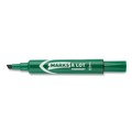 Office Jansan | Avery 07885 Broad Chisel Tip Regular Desk-Style MARKS A LOT Permanent Marker - Green (1-Dozen) image number 1