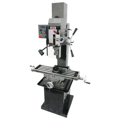 Milling Machines | JET 351164 JMD-45VSPFT Variable Speed Geared Head Square Column Mill Drill with Power Downfeed and Newall DP500 2-Axis DRO image number 0