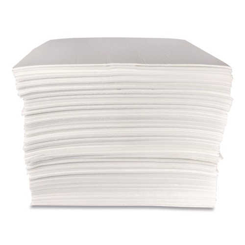 Cleaning & Janitorial Supplies | Quick Dam PUCH100-SP Mighty Mat Heavy Absorbent Pads, Stay Put Backing, 18 gal, 16-in x 18-in, 100/Box image number 0