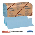 WypAll KCC 05120 9.3 in. x 10.25 in. L10 Windshield Banded 2-Ply Wipers - Light Blue (140/Pack 16 Packs/Carton) image number 2