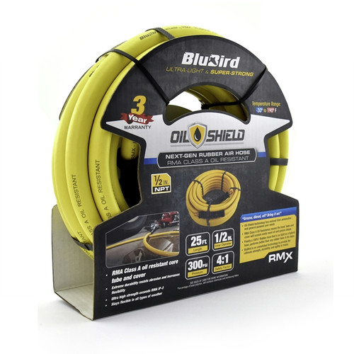 Air Hoses and Reels | BluBird OS1225 BluBird Oil Shield 1/2 in. x 25 ft. Air Hose image number 0