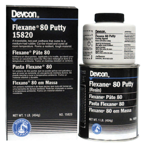 Liquid Compounds | Devcon 15820 1 lbs. Flexane 80 Putty image number 0