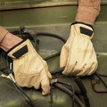Work Gloves | Makita T-04189 Genuine Cow Leather Driver Gloves - Medium image number 3