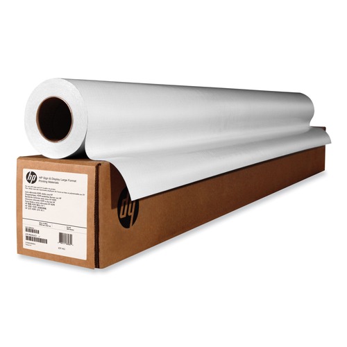 Office & Office Supplies | HP 8SU05A 36 in. x 100 ft. 12 mil Removable Adhesive Fabric Rolls - Matte White (1-Roll) image number 0