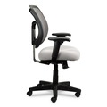 Office Chairs | Eurotech MT9400SR 18.1 in. to 21.7 in. Seat Height Apollo Mid-Back Mesh Chair - Silver Seat, Silver Back, Black Base image number 3