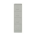 Office Filing Cabinets & Shelves | Alera 26131 15 in. x 26.5 in. x 52 in. Letter-Size 4-Drawer Economy Vertical File - Light Gray image number 2