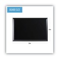  | MasterVision MM07151620 36 in. x 24 in. Wood Frame Kamashi Wet-Erase Board - Black image number 4