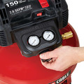 Compressor Combo Kits | Porter-Cable C2002-PIN138 0.8 HP 6 Gallon Oil-Free Pancake Air Compressor and 23 Gauge 1-3/8 in. Pin Nailer Kit Bundle image number 10