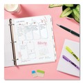 Office Jansan | Avery 16825 5-Tab 11.13 in. x 9.25 in. Write and Erase Durable Plastic Dividers with Straight Pocket - White (1-Set) image number 6