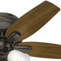 Ceiling Fans | Hunter 51078 42 in. Newsome Premier Bronze Ceiling Fan with Light image number 3