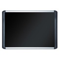  | MasterVision MVI030301 36 in. x 24 in. Soft-Touch Bulletin Board - Black Fabric Surface, Black Aluminum Frame image number 1