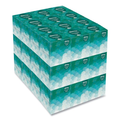 Tissues | Kleenex 21270CT Boutique 2-Ply Upright Pop-Up Box 8.3 in. x 7.8 in. Facial Tissues - White (36 Boxes/Carton, 95 Sheets/Box) image number 0