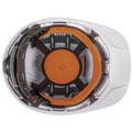 Hard Hats | Klein Tools 60105 Self-Wicking Odor-Resistant Vented Hard Hat - White image number 5