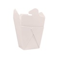 Food Trays, Containers, and Lids | Kari-Out 3103026 3.63 in. x 3 in. x 3.5 in. 26 oz. Paper Food Pail - White (400/Carton) image number 1