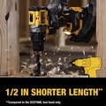 Dewalt DCD805D2 20V MAX XR Brushless Lithium-Ion 1/2 in. Cordless Hammer Drill Driver Kit with 2 Batteries (2 Ah) image number 9