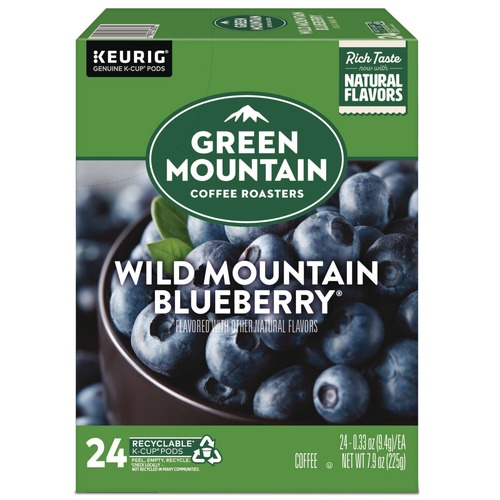 Green Mountain Coffee 5000366902 Fair Trade Coffee K-Cups - Wild Mountain Blueberry (24/Box)