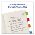 Office Jansan | Avery 74760 Ultra Tabs 1 in. x 1.5 in. 1/5-Cut Repositionable Mini Tabs - Assorted (40/Pack) image number 5