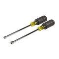 Nut Drivers | Klein Tools 646M 2-Piece 6 in. Shafts Magnetic Nut Driver Set image number 1