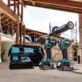 Combo Kits | Makita XT297T 18V LXT Brushless Lithium‑Ion 1/2 in. Cordless Hammer Drill Driver and 4-Speed Impact Driver Combo Kit with 2 Batteries (5 Ah) image number 2