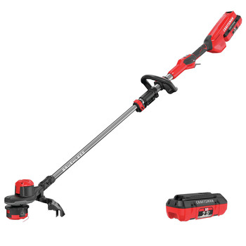 PRODUCTS | Craftsman CMCST960E2 60V Max Lithium-Ion 15 in. Cordless Straight String Trimmer Kit (2.5 Ah)
