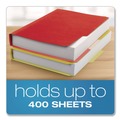 Office Jansan | Pendaflex 54456 1.5 in. Expansion 1/3-Cut Assorted Tabs Double Stuff Letter File Folders - Yellow (50/Pack) image number 3