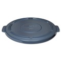 Rubbermaid Commercial FG264560GRAY Brute 44 Gallon Vented Lid - Gray image number 2