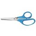 Office Jansan | Universal UNV92024 5 in. Long 1.75 in. Cut Length Rounded Tip Kids' Scissors - Assorted Straight Handles (2/Pack) image number 1