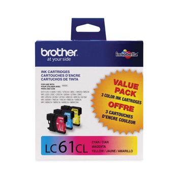 Brother LC613PKS Innobella 325 Page-Yield Ink - Cyan/Magenta/Yellow (3/Pack)
