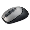 Office Jansan | Adesso A10 2.4 GHz Frequency 30 ft. Wireless Range iMouse A10 Antimicrobial Wireless Mouse - Black/Silver image number 5