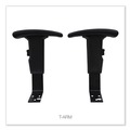  | Alera ALEIN49AKA10B Optional Height-Adjustable T-Arms for Essentia and Interval Series Chairs - Black (1-Pair) image number 7
