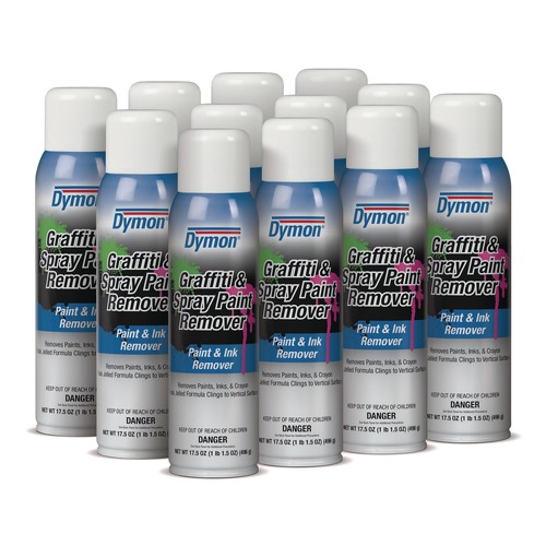 Cleaners & Chemicals | ITW Dymon 07820 17.5 oz. Jelled Formula Graffiti/Paint Remover Aerosol Spray (12/Carton) image number 0