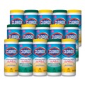 Cleaning & Janitorial Supplies | Clorox 30112 Disinfecting Wipes, 7x8, Fresh Scent/citrus Blend, (35/Canister, 3/Pack, 5 Packs/Carton) image number 0