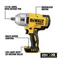 Impact Wrenches | Dewalt DCF899M1 20V MAX XR Brushless Lithium-Ion 1/2 in. Cordless High Torque Impact Wrench with Detent Pin Anvil Kit (4 Ah) image number 3
