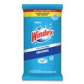Cleaning Cloths | Windex 00019800002961 7 in. x 8 in. Cloth Glass and Surface Wet Wipe - Unscented White image number 0