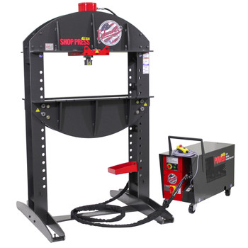 HYDRAULIC SHOP PRESSES | Edwards HAT4010 40 Ton Shop Press with 230V 1-Phase Porta-Power Unit