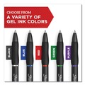 Office & Office Supplies | Sharpie S-Gel 2096176 S-Gel High-Performance Medium 0.7 mm Gel Pen - Blue Ink/Black Barrel (36/Pack) image number 2
