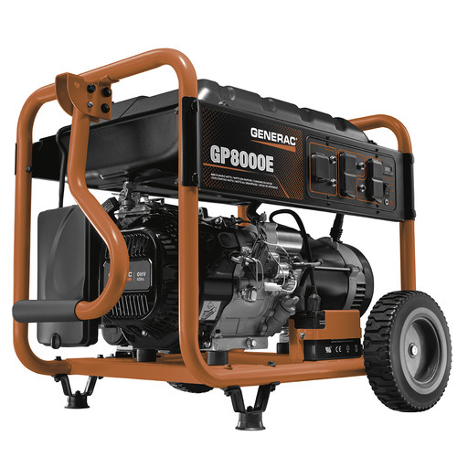 Portable Generators | Factory Reconditioned Generac 6931R 420cc Gas 8,000 Watts Portable Generator with Cord image number 0