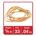  | Universal UNV00433 0.04 in. Gauge Size 32 Rubber Bands - Beige (160/Pack) image number 2