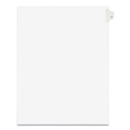  | Avery 11911 Avery-Style 11 in. x 8.5 in. '1-ft Label Legal Exhibit Side Tab Divider - White (25/Pack) image number 0