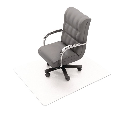 Office Jansan | Floortex PF1213425EV Cleartex Advantagemat 53 in. x 45 in. Phthalate Free PVC Chair Mat for Hard Floors - Clear image number 0
