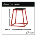 Toys | Champion Sports PXB24 21 in. x 21 in. Base 24 in. H Plyo Box - Red/Black image number 1