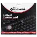 Customer Appreciation Sale - Save up to $60 off | Innovera IVR50469 8-3/4 in. x 7 in. Nonskid Rubber Base, Ultra Slim Mouse Pad - Gray image number 1