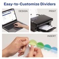 Office Jansan | Avery 11293 11.25 in. x 9.25 in. 8-Tab Insertable Style Edge Tab Plastic 1-Pocket Dividers - Translucent (1-Set) image number 7