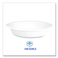 Bowls and Plates | Boardwalk CB12B1008125A 12 oz Paper Dinnerware Bowl - White (1000/Carton) image number 5