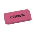 Office Jansan | Universal UNV55120 Rectangular Bevel Block Pencil Erasers - Small, Pink (20/Pack) image number 3
