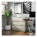  | Alera 25504 42 in. x 18.63 in. x 40.25 in. 3 Legal/Letter/A4/A5 Size Lateral File Drawers - Putty image number 8