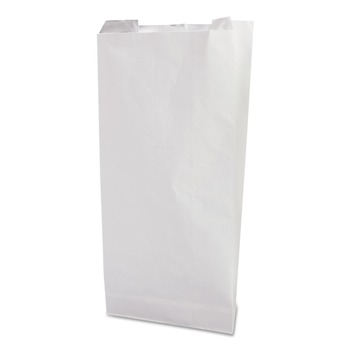 Bagcraft ToGo! 5.25 in. x 12 in. Foil Insulator Deli and Sandwich Bags - White (500/Carton)