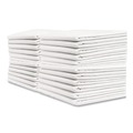 Labor Day Sale! Save $30 off $199! | Hoffmaster 210101 82 in. Diameter Tissue/Poly Tablecovers - White (25/Carton) image number 0